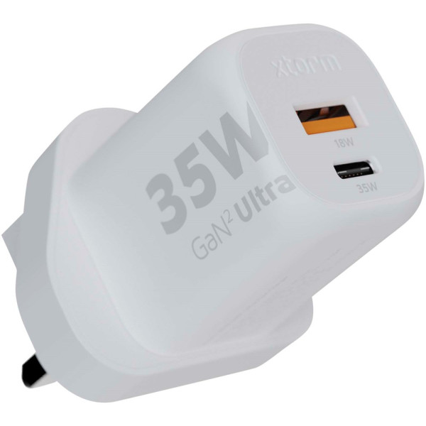 Xtorm XEC035 GaN² Ultra 35 W Wandladegerät mit UK-Stecker